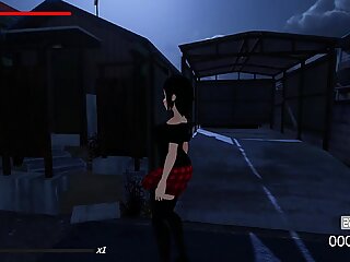 Roshutsu [sfm hentai spiel] ep.1 exhibitionistisch japanisch mädchen nackt in der öffentlichkeit straße