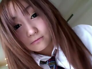 Bangsa jepun gyaru cosplaying as pelajar meets an laki tua with a camera for a love rumah tumpangan pantas