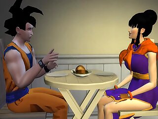 Mjölk esposa perra follada por vegeta mientra habla por tel&eacute fono con su marido goku netorare hentai